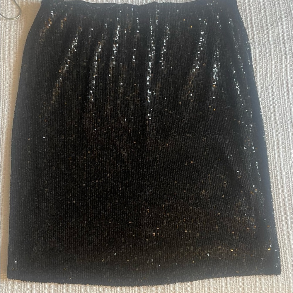 Like New Black Sequin Skirt